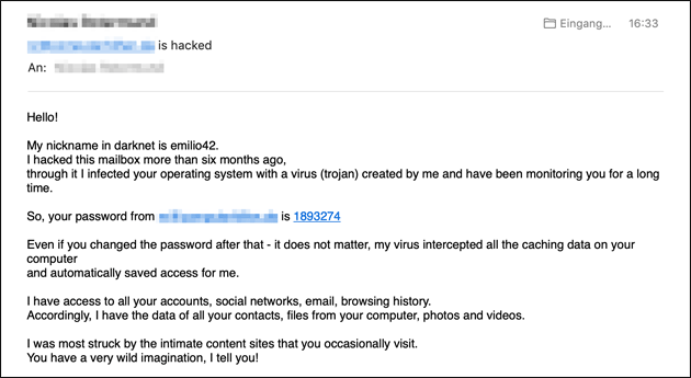 Emilio42 Email Virus