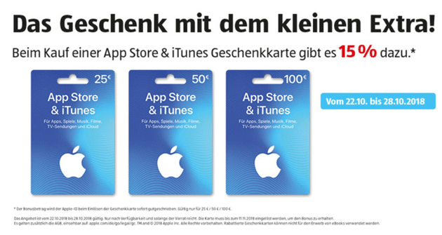 iTunes Extra-Guthaben