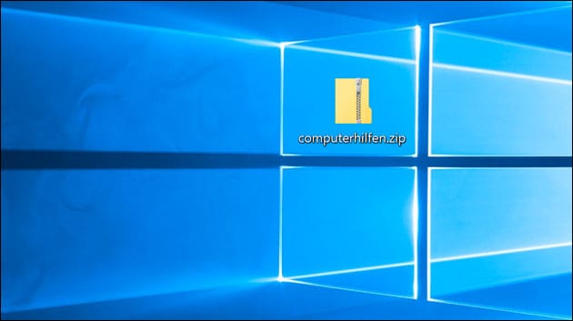 Windows 10 Update: ZIP Problem
