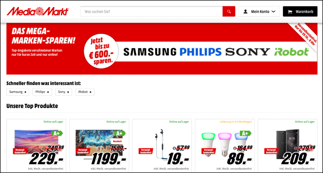 Wochenende: Mediamarkt Aktion