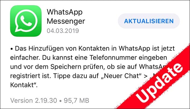 WhatsApp Update