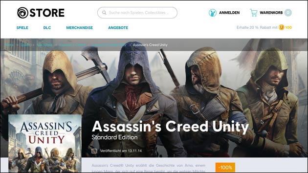 Assasin's Creed kostenlos