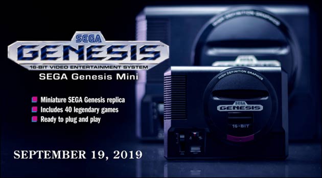 Sega Mega Drive Mini 2019