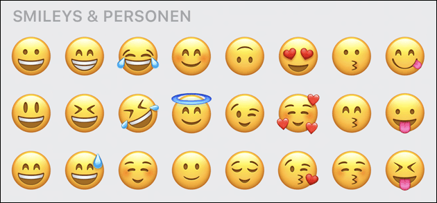 WhatsApp Emoji iPhone