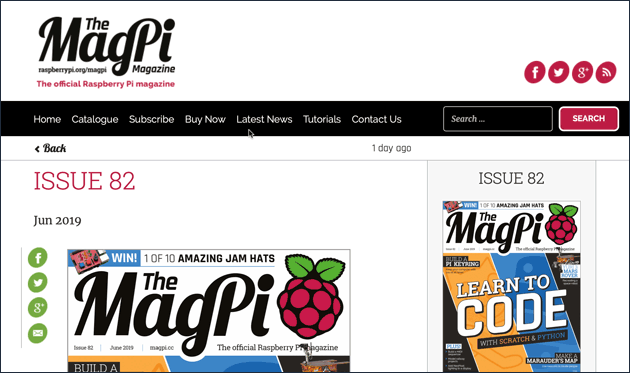 Raspberry Pi Magazin MagPi 82 Download