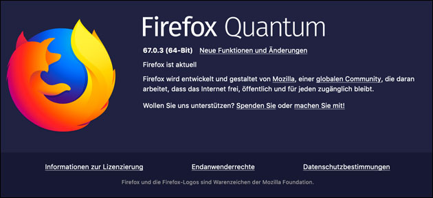 Firefox 67.0.3