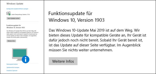 Windows 1903 Update