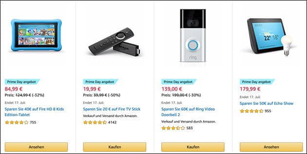 Amazon Prime Day Angebote