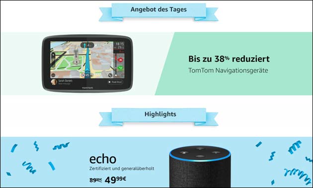 Amazon TomTom Angebot