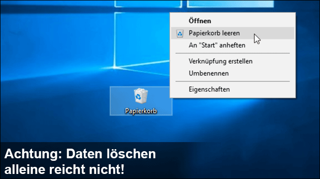 Daten löschen