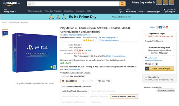 Playstation 4 Angebot