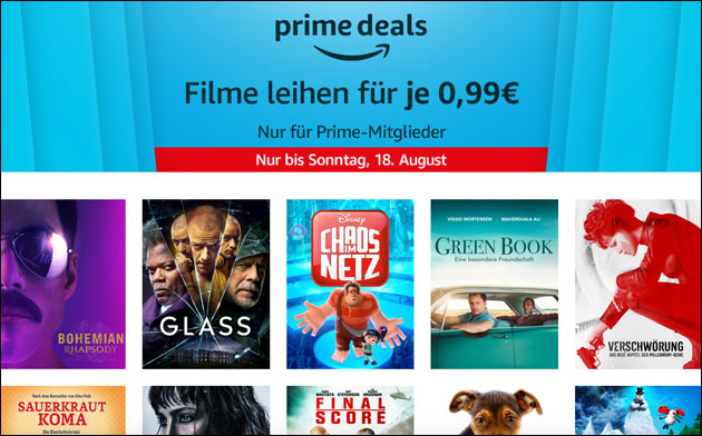 Amazon Prime Deals im August