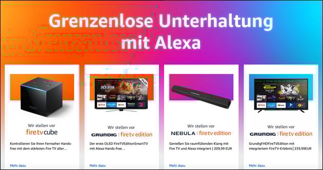 Amazon FireTV Cube und Alexa