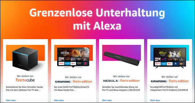 Amazon FireTV Cube und Alexa