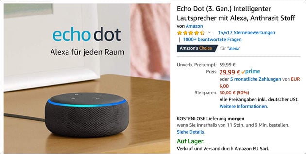 Echo Dot Angebot