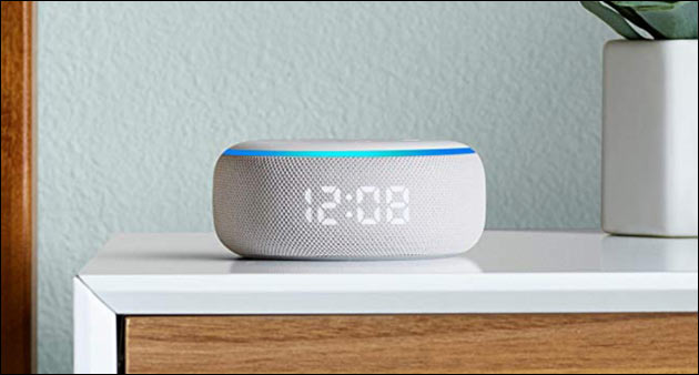 Echo Dot mit Uhr