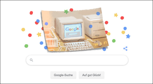 Google Geburtstag