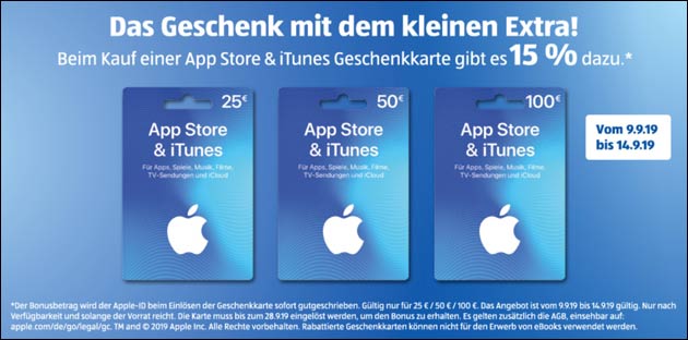 iTunes Guthaben