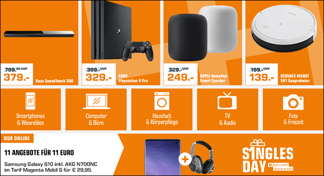 Singles Day Angebote bei Saturn