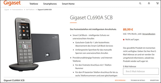 Gigaset CL690A