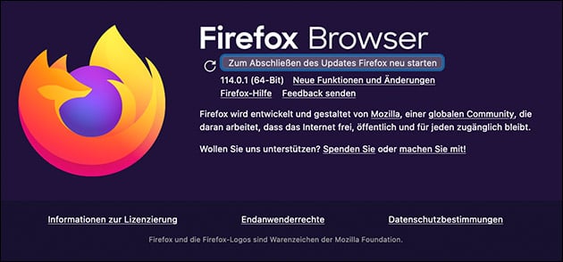 Firefox Update 115