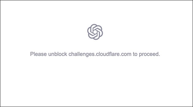 ChatGPT Offline (Cloudflare)