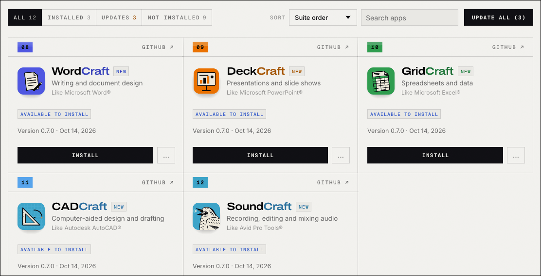 ArtCraft: Kostenlose KI-Klone für Adobe (Photoshop) und Office (Word, Excel, Powerpoint)